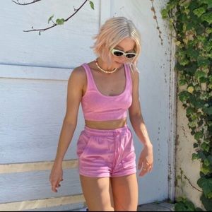 💕Zara Pink Terrycloth Tank